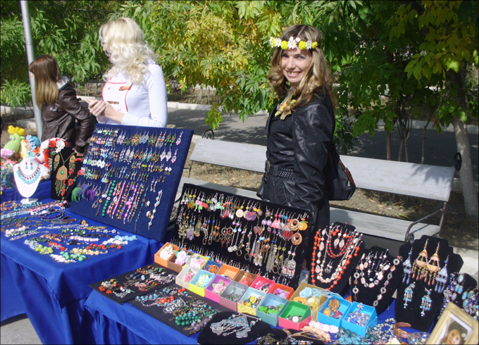 В выходные в Ретро-парке прошла ярмарка умельцев