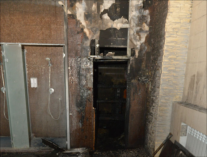 Вчера загорелась сауна крупнейшего в городе фитнесс-клуба